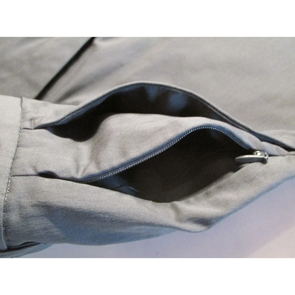 NWT GOODFELLOW Tech Shorts Men 28 Gray Wrinkle Resist Quick Dry Extra Stretch